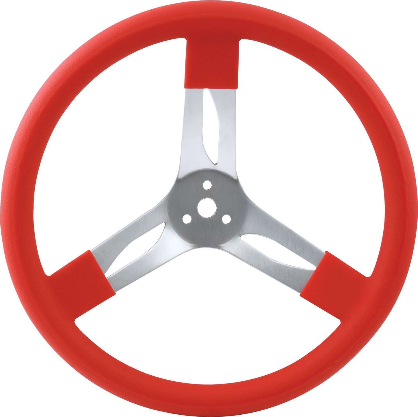 Quickcar Racing Products  15in Steering Wheel Alum Red  QRP68-0011