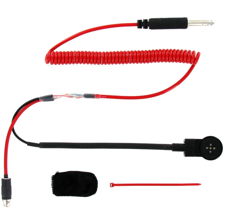 Racing Electronics Helmet Mic Kit Std Flex 3 Conductor MPN RCERT705-C