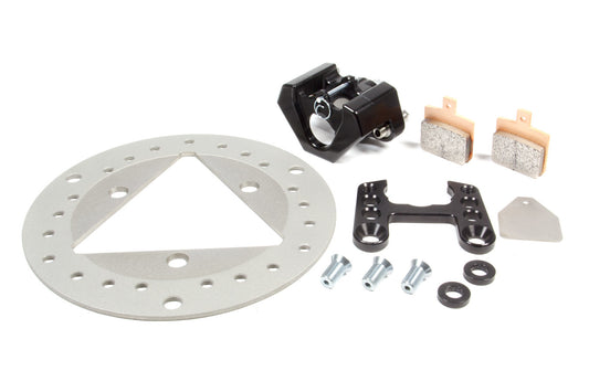 Red Devil / Ultra Lite Brakes  Left Front Brake Kit TI Rotor Black  RDB410-7200B