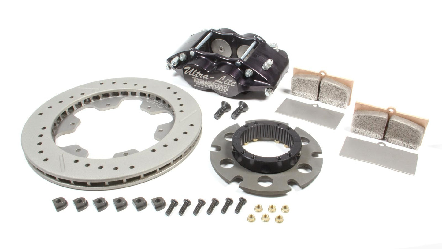 Red Devil / Ultra Lite Brakes  Inboard Brake Kit Round TI Rotor Black  RDB410-8100B
