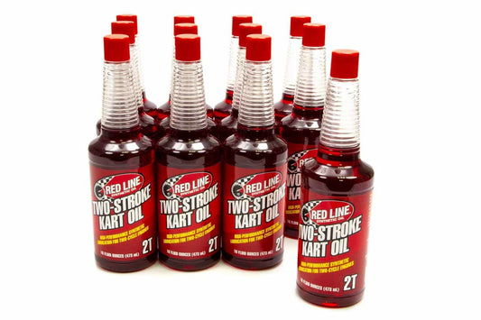 Redline Oil  2 Cycle Kart Oil Case 12x16 Oz. Bottles  RED40423