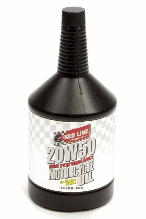Redline Oil 20w50 Motorcycle Oil 1 quart MPN RED42504