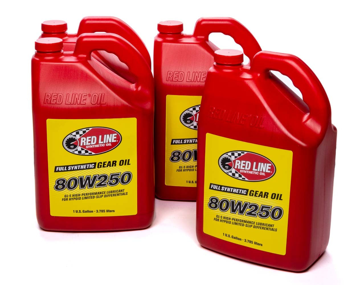 Redline 80w250 Gear Oil Gl-5 Case 4 x 1 gallon