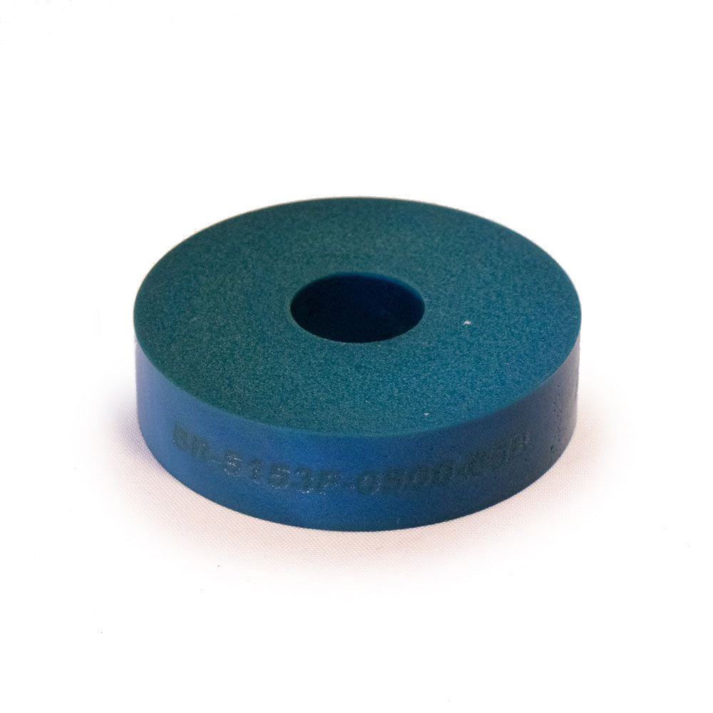 Re Suspension  Bump Rubber .500in Thick 2in OD x .50in ID Blue  RESRE-BR-5150F-0500-65B