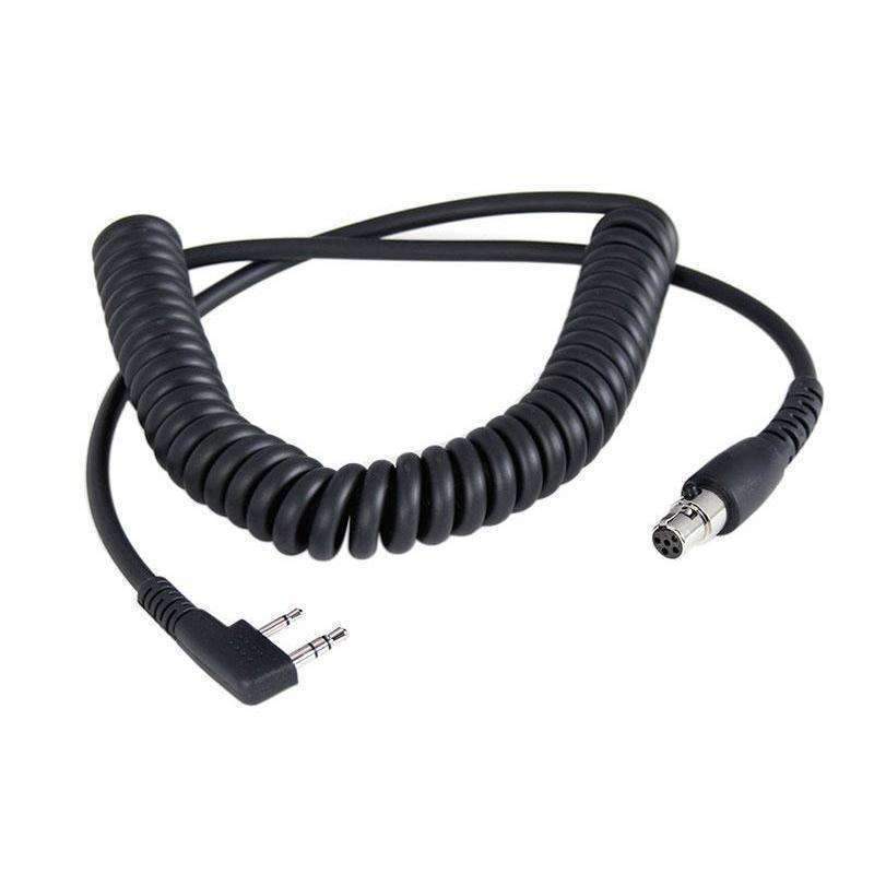 Rugged Radios  Cord Coiled Headset to Radio Rugged Kentwood  RGRCC-KEN