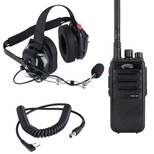 Rugged Radios  Radio Kit Crew Chief / Spotter 5watt UHF  RGRCREW-RDH-U
