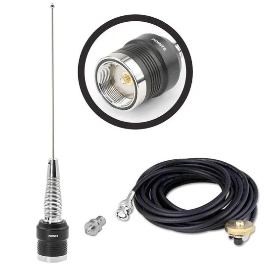 Rugged Radios Antenna Kit UHF External Mount Handheld Radio RGREXT-ANT-KIT-UHF-ABH