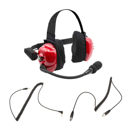 Rugged Radios Headset Track Talk Red Linkable Intercom MPN RGRH80-RD