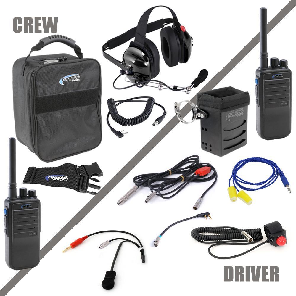 Rugged Radios Radio System Complete Team NASCAR 3C Digital MPN RGRNASCAR-RDH-U