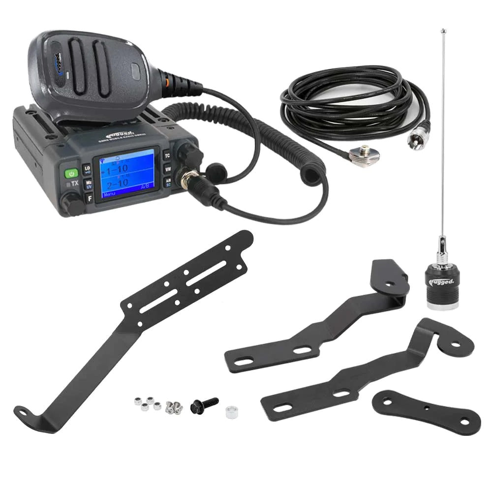 Rugged Radios Radio Kit Toyota w GMR25 Waterproof Mobile MPN RGRTK3-GMR25 For GM, Toyota Midsize SUV 2003-2022