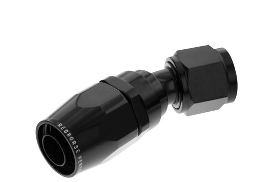 Redhorse Performance 8AN Swivel Hose Ends Black 30 RHP1030-08-2
