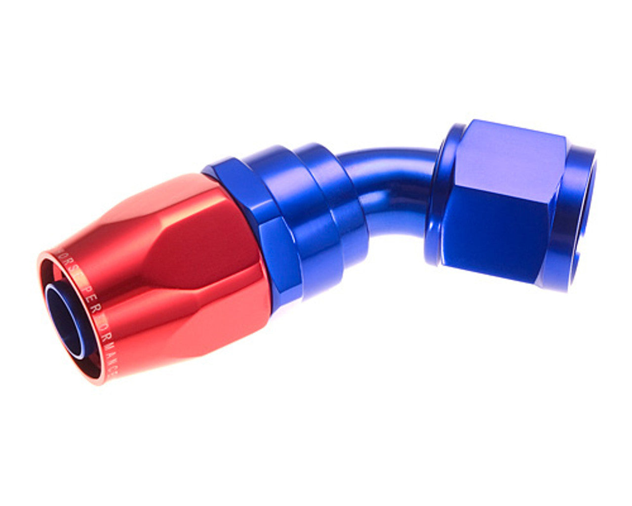 Redhorse Performance 6AN Swivel Hose Ends Blue 45 RHP1045-06-1