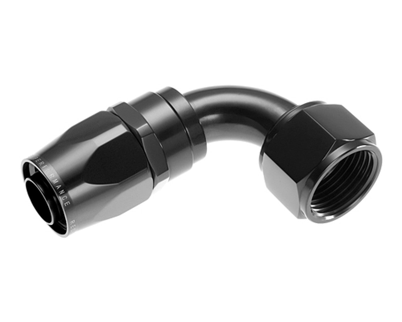 Redhorse Performance 6AN Swivel Hose Ends Black 90 RHP1090-06-2