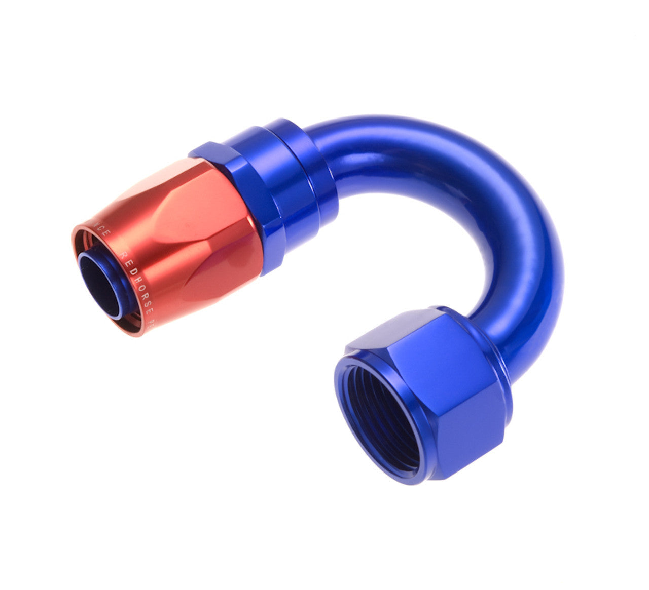 Redhorse Performance 6AN Swivel Hose Ends Blue 180 RHP1180-06-1