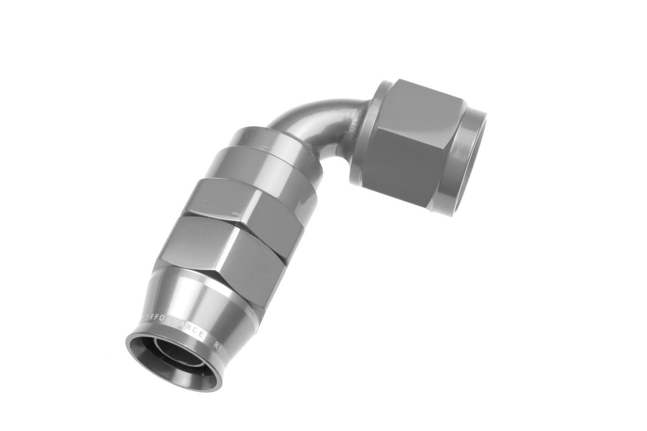 Redhorse Performance 6AN PTFE Hose Ends Clear 90 RHP1290-06-5