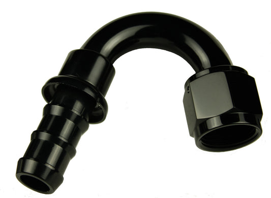 Redhorse Performance 6AN Push Lock Hose End s- Black 150 RHP2150-06-2