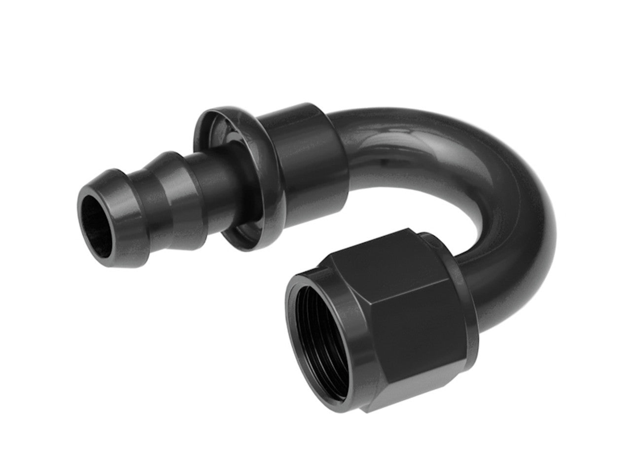 Redhorse Performance 10AN Push Lock Hose End s- Black 180 RHP2180-10-2