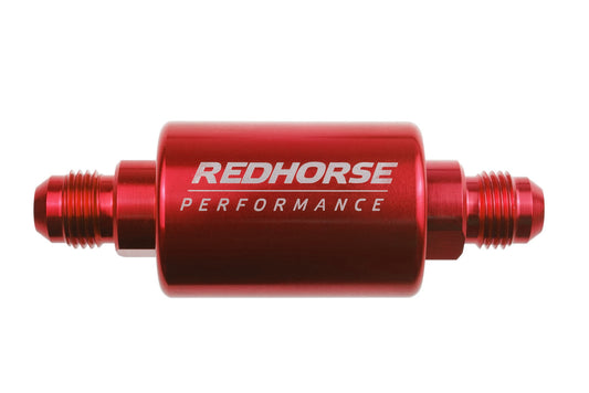 Redhorse Performance 6AN Fuel Filter- Red  RHP4151-06-3