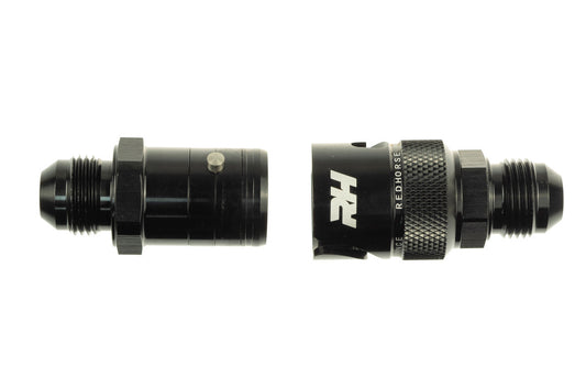 Redhorse Performance 6AN Dry Break Fittings Black RHP4155-06-2