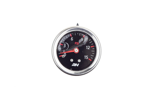 Redhorse Performance Fuel Pressure Gauge Red  RHP5001-15-3