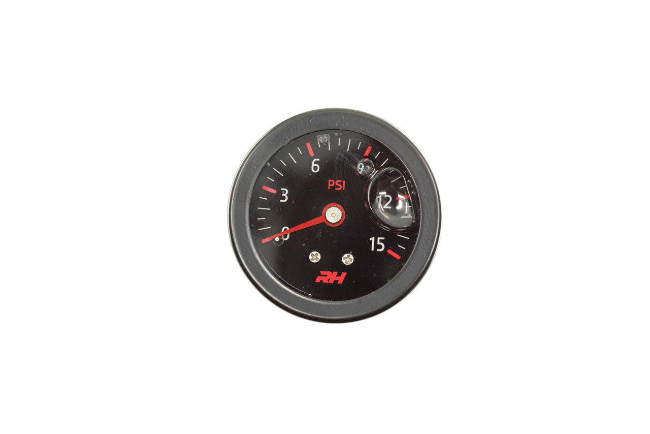 Redhorse Performance Fuel Pressure Gauge Bla ck RHP5002-15-3
