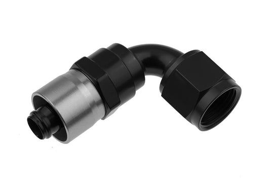 Redhorse Performance 8AN Crimp Style Hose End Black 90 RHP7090-08-2