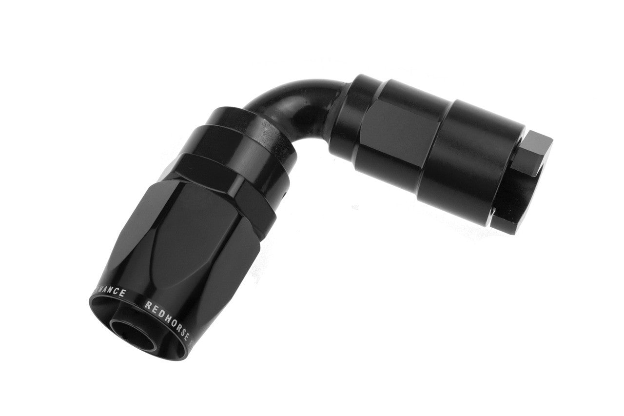 Redhorse Performance 6AN to 3/8 EFI Adapter Quick Disconnect Black RHP8090-06-06-2