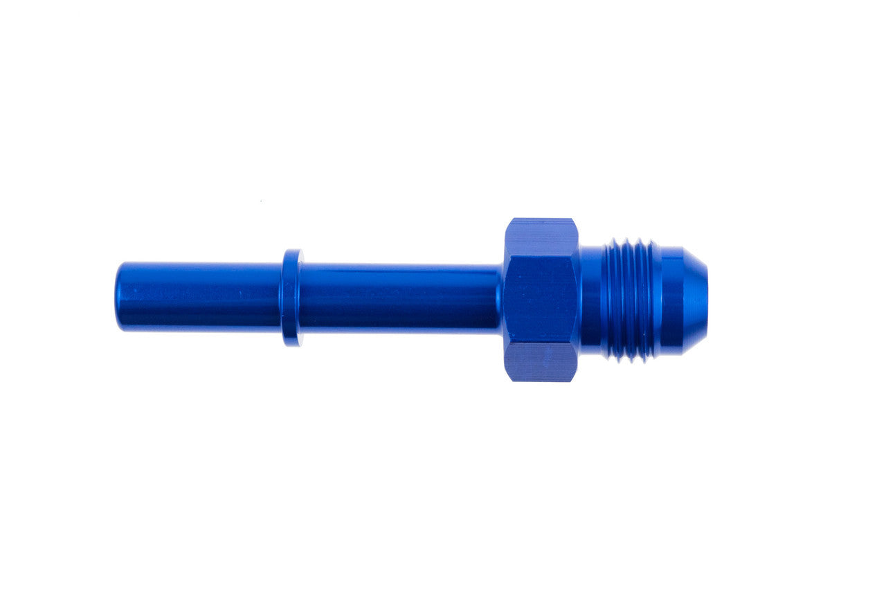 Redhorse Performance 6AN 5/16 Push On EFI Adapter Blue RHP811-06-05-1