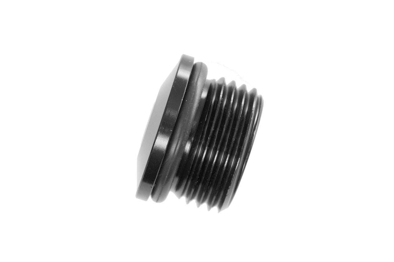 Redhorse Performance 10AN O-Ring Port Plug Black Low Profile RHP8814-10-2