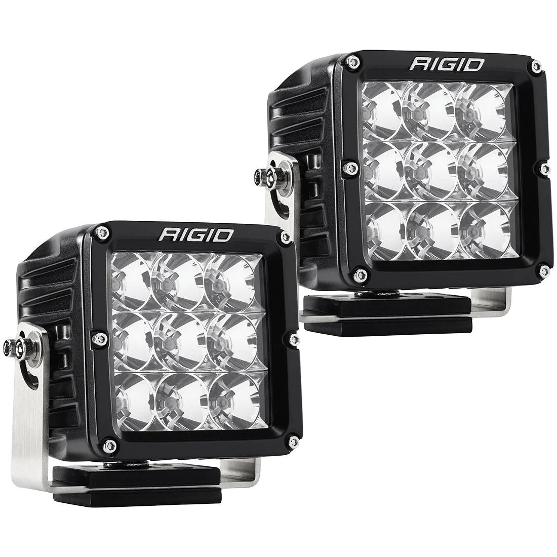 Rigid Industries  LED Light 4x4in D-XL Pro Series Flood Beam Pair  RIG322113