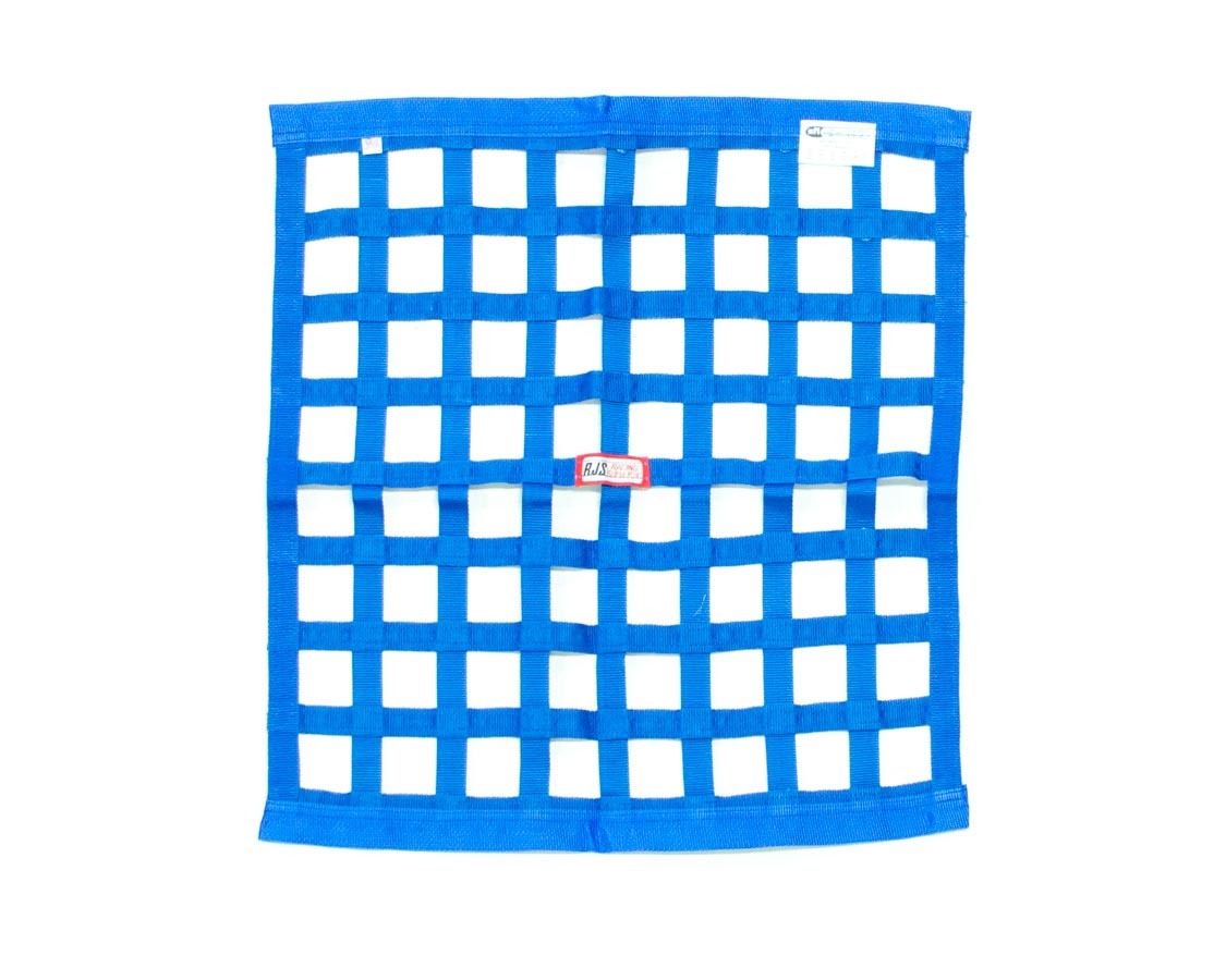 Rjs Safety  Ribbon Window Net 24x24 Blue SFI  RJS10000603