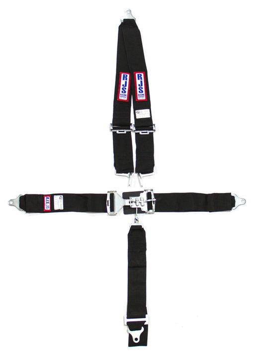 Rjs Safety  5-PT Harness System BK Roll bar MT 3IN Sub  RJS1126201