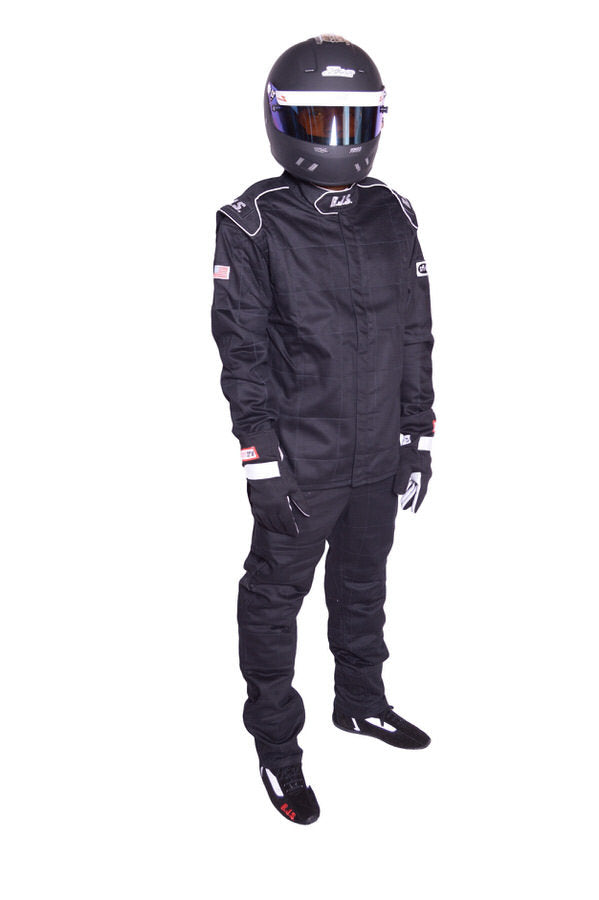 Rjs Safety  Pants Black X-Large SFI-1 FR Cotton  RJS200410106