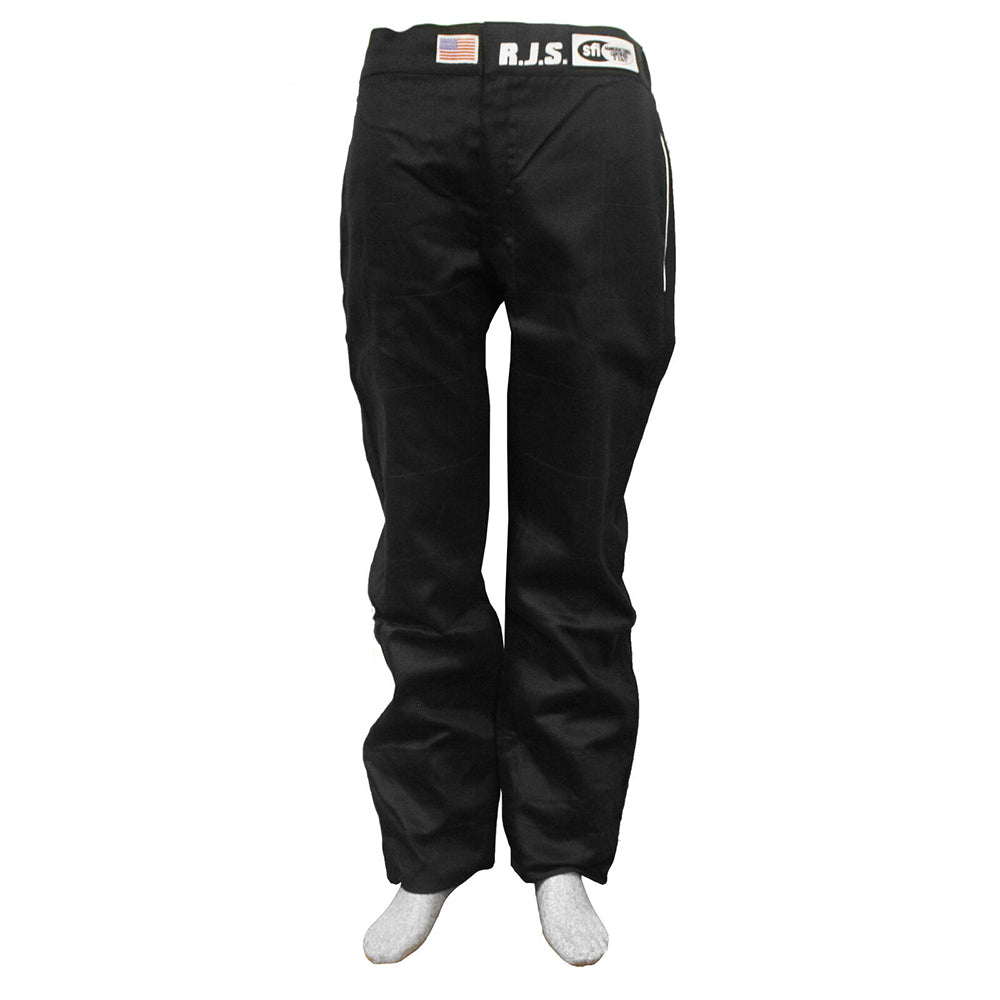 Rjs Safety Pants Elite Large SFI- 3.2A/20 Black MPN RJS200500105