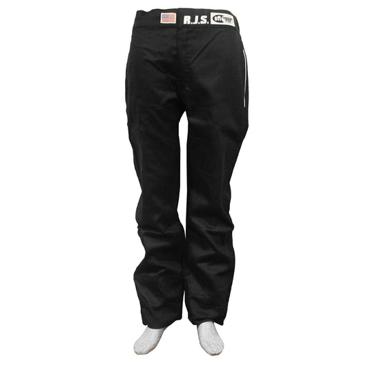 Rjs Safety Pants Elite Large SFI- 3.2A/20 Black MPN RJS200500105