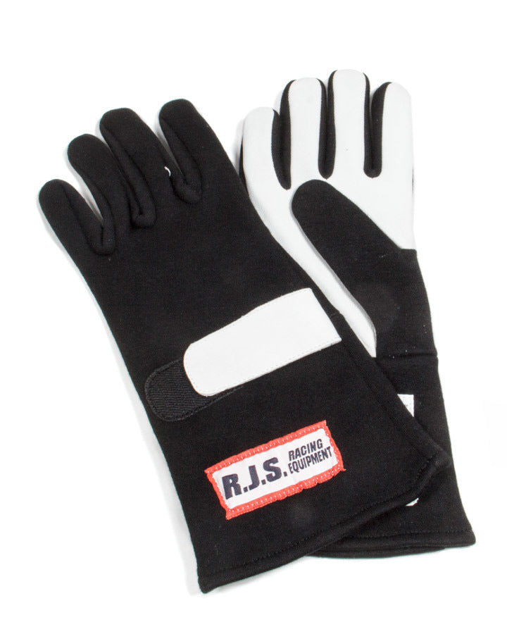 Rjs Safety Gloves Nomex D/L MD Black SFI-5 MPN RJS600010104