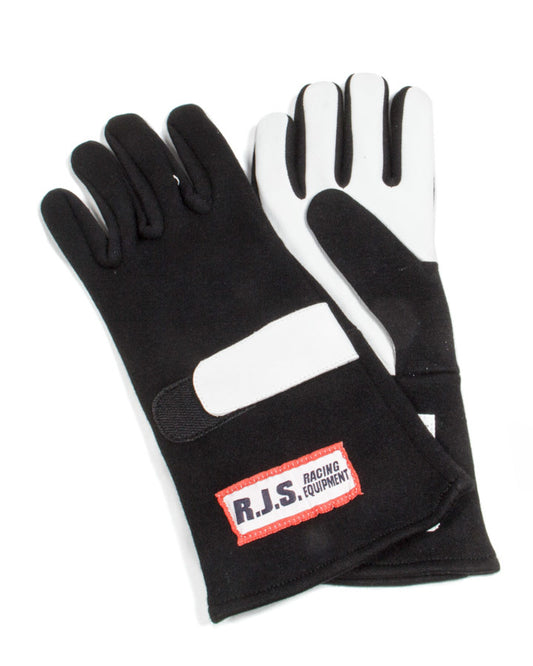 Rjs Safety Gloves Nomex D/L MD Black SFI-5 MPN RJS600010104