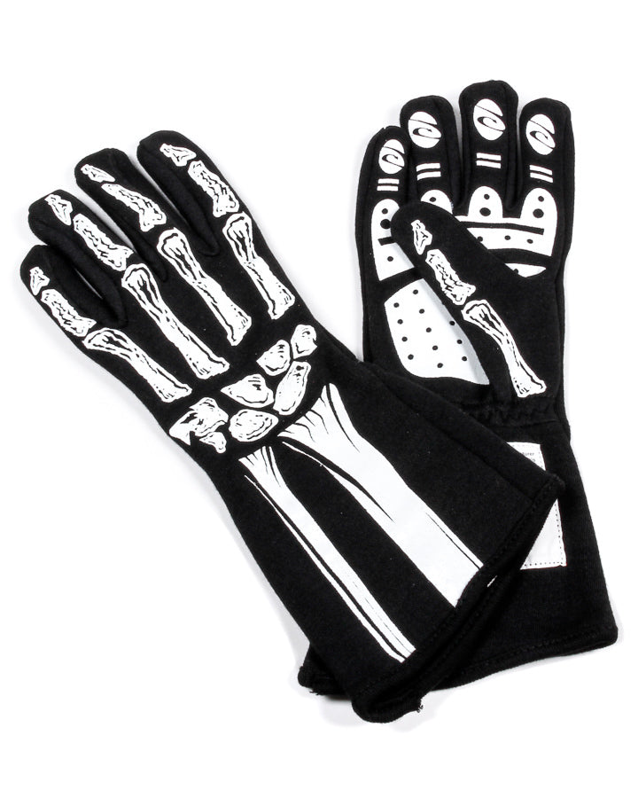 Rjs Safety Single Layer White Skeleton Gloves X-Large MPN RJS600080135