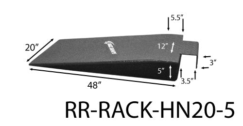 Race Ramps Race Ramps Hook Nosed Ra mps 20in Wide 5in High MPN RMPRR-RACK-HN20-5