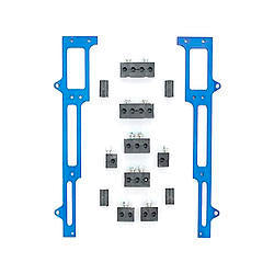 R And M Specialties  Spark Plug Wire Loom SBC Blue  RMW1101B