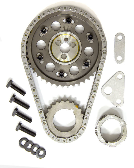 Rollmaster-Romac GM LS1 Billet Roller Adj Timing Set w/Torr. Brg MPN ROLCS1265 For GM LS-Series