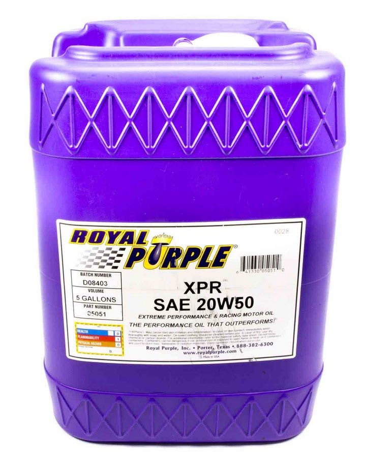 Royal Purple  Synthetic Racing Oil XPR 5 Gallon (20W50)  ROY05051