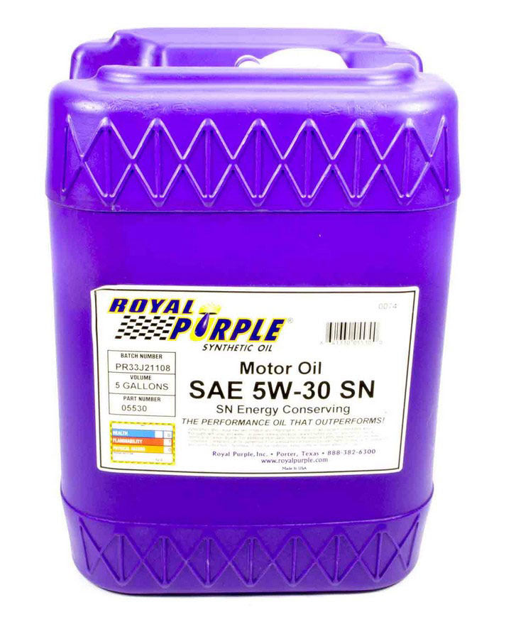 Royal Purple  Synthetic Motor Oil 5Gal 5W30 Dexos  ROY05530