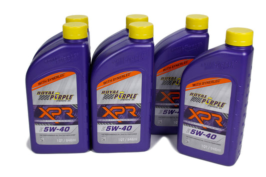 Royal Purple  5w40 XPR Racing Oil Case 6 x 1 Quart  ROY06042