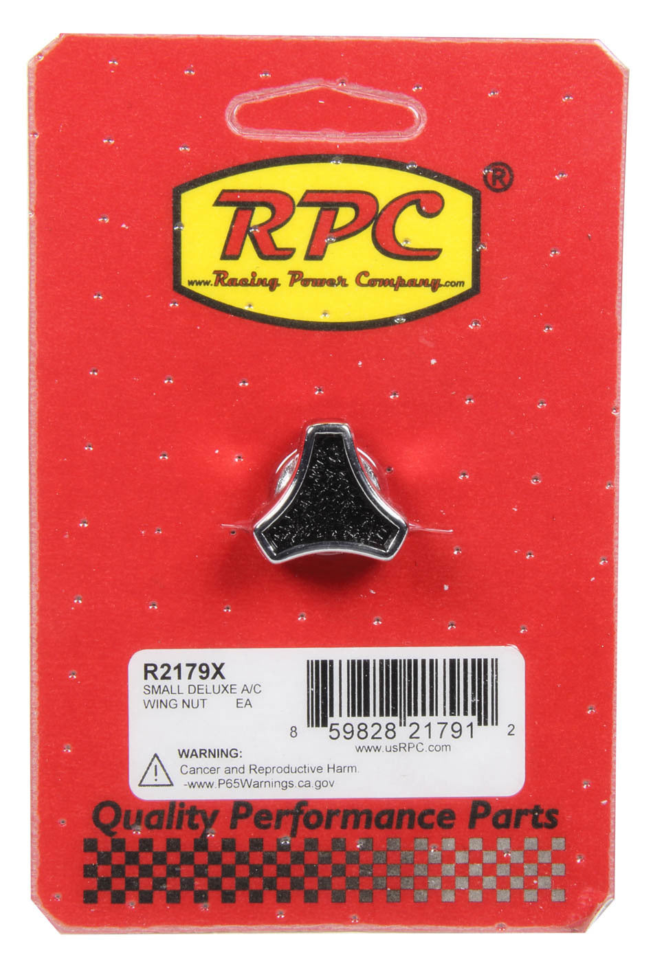 Racing Power Co-Packaged  Small Deluxe A/C Wing Nut  RPCR2179X