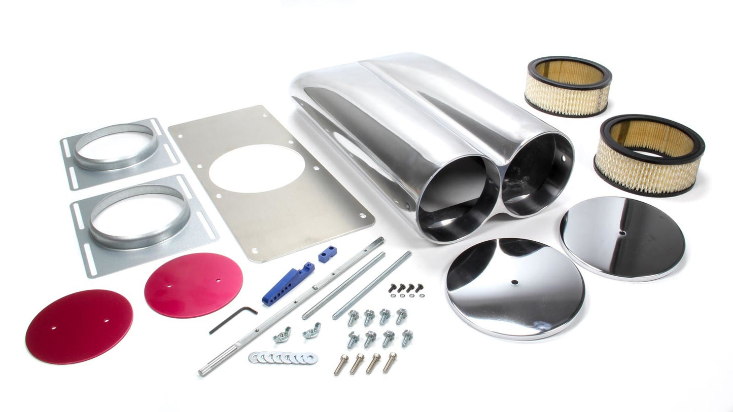 Racing Power Co-Packaged Polished Aluminum Hood Scoop MPN RPCR5236