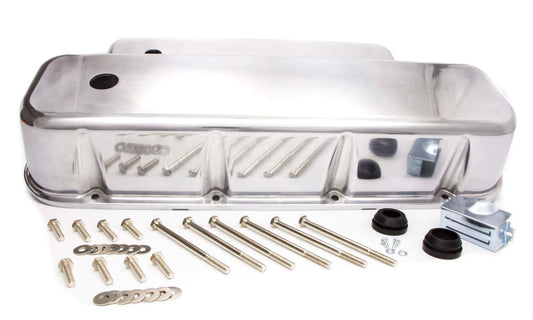 Racing Power Co-Packaged BBC Alum Tall Plain V/C Polished MPN RPCR6330-2 For Chevy