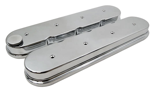 Racing Power Co-Packaged GM LS Cast Aluminum Valve Covers MPN RPCR6369 For GM LS-Series