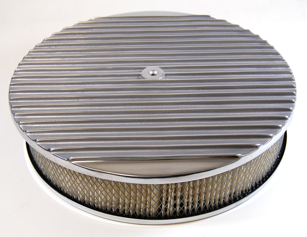 Racing Power Co-Packaged  14 X 3  Full Finned Air Cleaner Kit Paper  RPCR6708