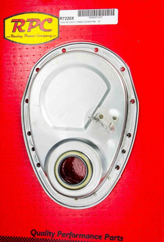 Racing Power Co-Packaged  SBC Raw Timing Cover w/Tab  RPCR7220X